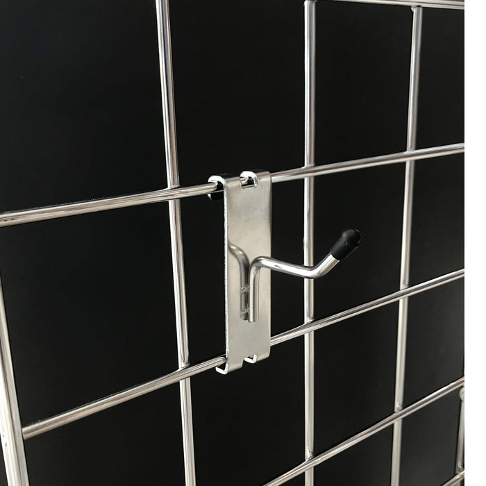 Single Prong Hook for Grid Panel - 45 deg end - 5cm long