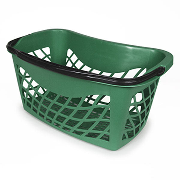 Curved Shopping Basket, 26 Litre - Green