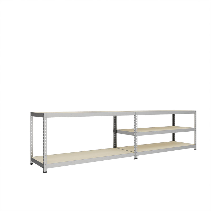 RB Boss 5 Shelf Unit - Galvanised - 180 x 160 x 60cm