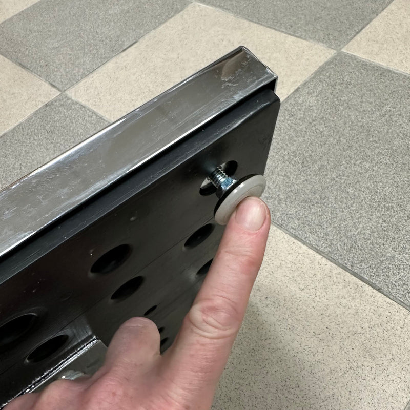 2 Arm Garment Rack - 2x Straight Arms