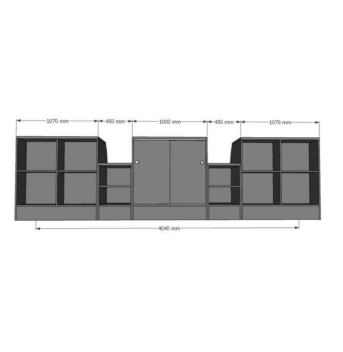 Impulse Counter 4.0m - 2x Basket Well & Middle Lottery