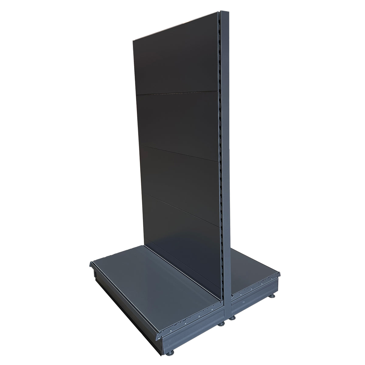 K50 Starter Gondola Bay - Dark Grey - 1.6m high, plain back, 30cm deep base