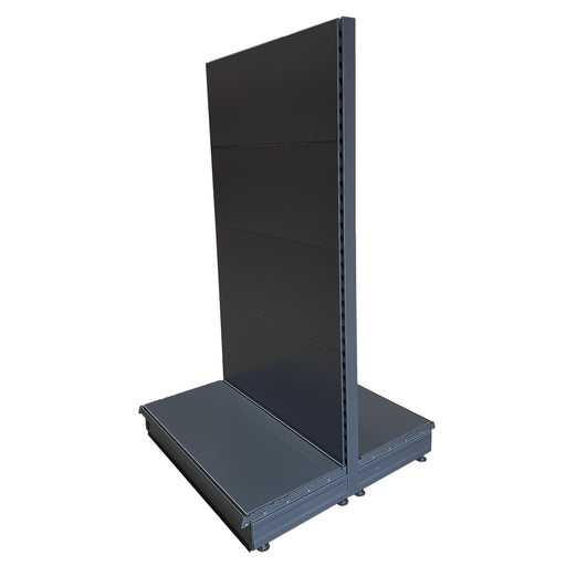 K50 Starter Gondola Bay - Dark Grey - 1.6m high, plain back, 47cm deep base