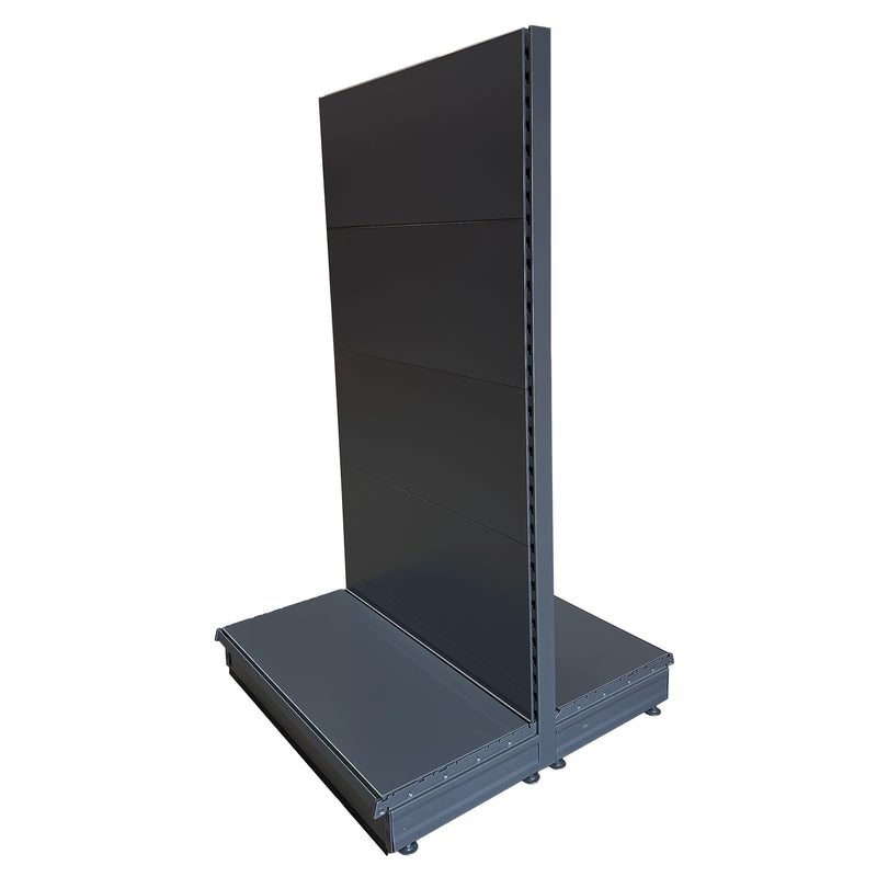 K50 Starter Gondola Bay - Dark Grey - 1.8m high, plain back, 37cm deep base