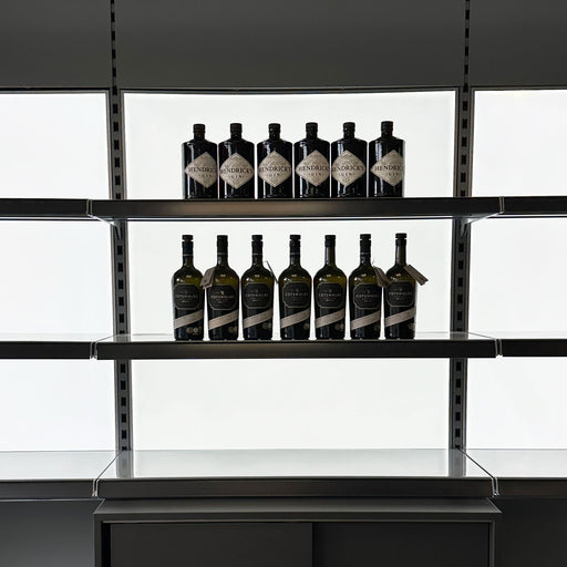 Illuminated Back Panel 800mm wide for K50 shelving, great for spirits display