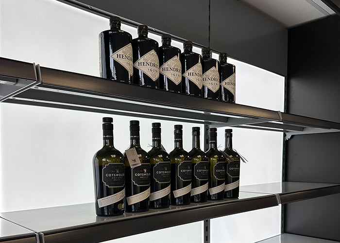 Backlit spirits displays