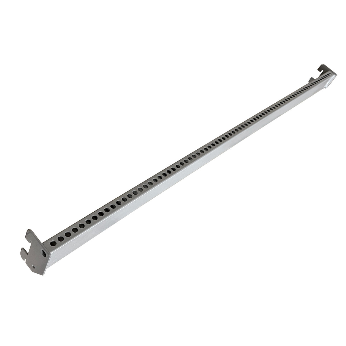 K50 Perforated Rectangular Rear Support Bar - Silver Grey - 100cm — KAS ...