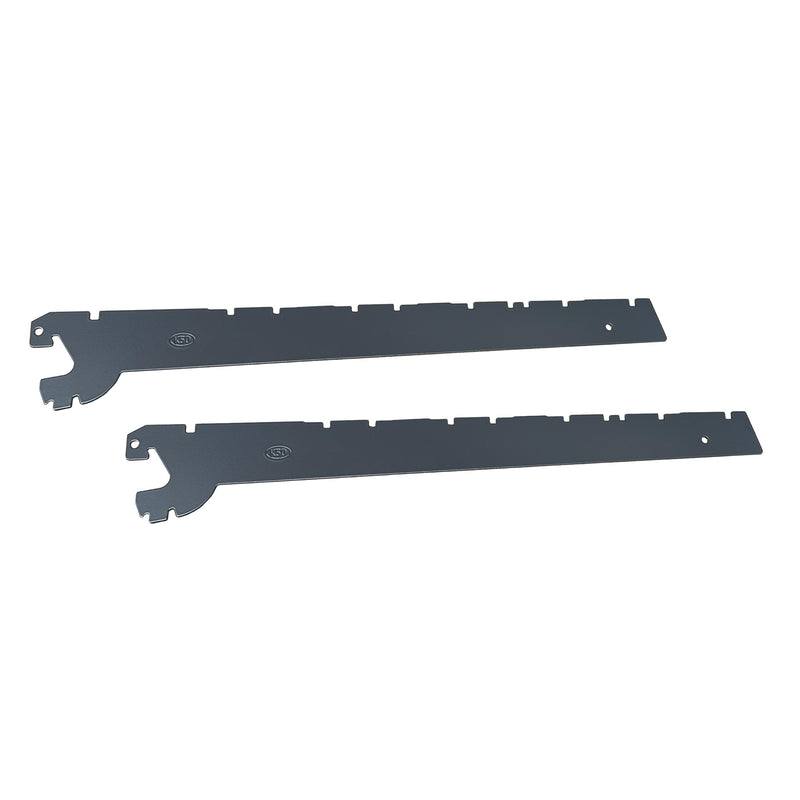 K50 Shelf Bracket (pair), Dark Grey - 20cm to 47cm