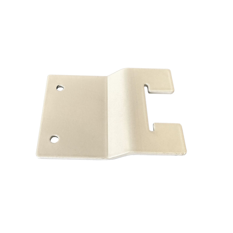 Return Panel Bracket Universal End Panel Fixing Bracket - Jura White — KAS Shopfittings
