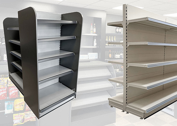K50 wall and gondola shelving