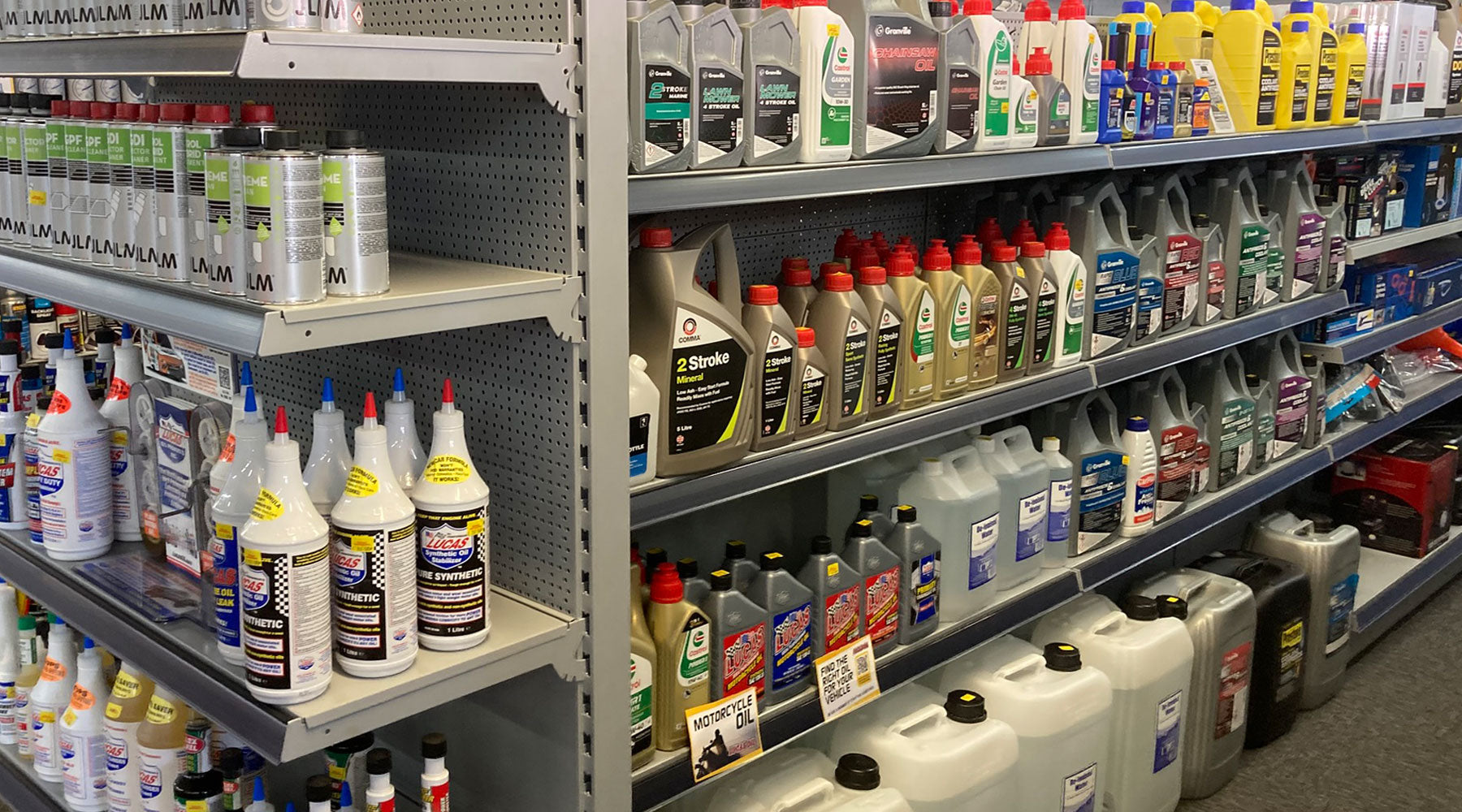 Motor Spares Shop Shelving System