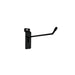 Black Single Prong Hook 150mm (15cm, 6in)