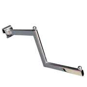 Stepped arm for oval back bar