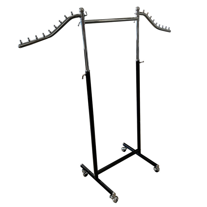 Twin Arm 'Wave' Garment Rack