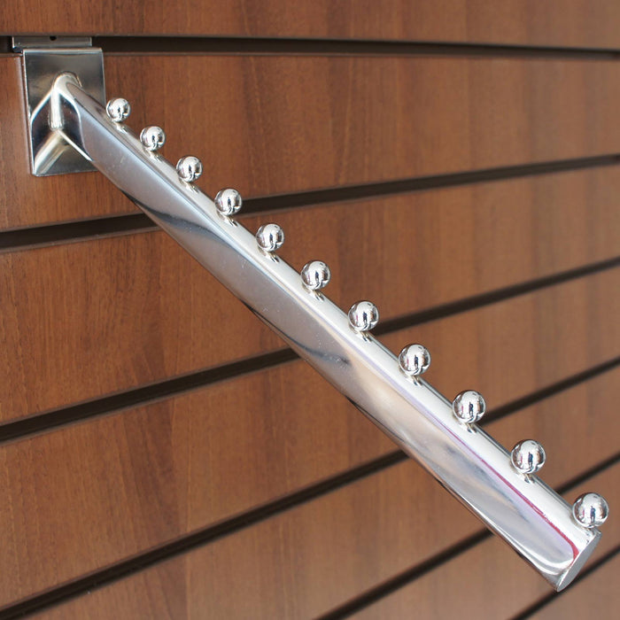 11 Ball Sloping Arm for slatwall