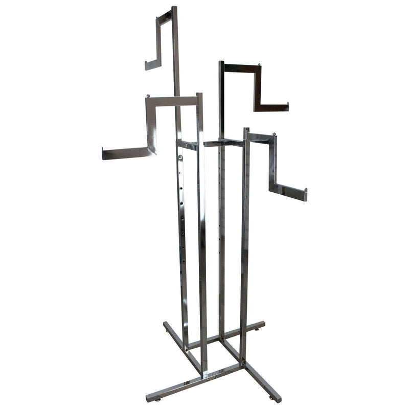 Adjustable 4 Stepped Arm Garment Rack