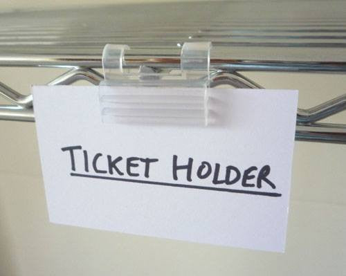 Price card gripper for wire