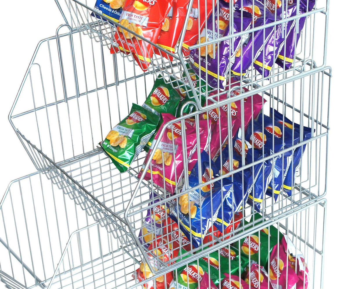 Stacking Basket- 47.5w x 30d x 25cm h