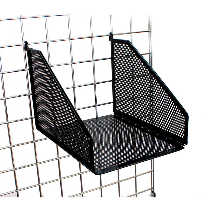 Folding Steel Bin for grid panels