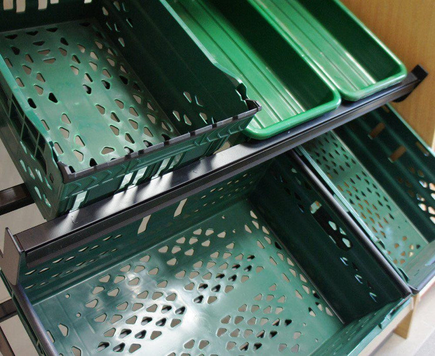 Produce Shelf 60cm deep x 1.0m wide, for baskets or trays
