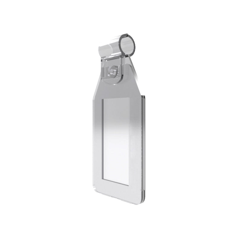 ecoPlastic Swing Tag Holder for Euro Hooks SNAP SHUT - 25 x 38mm