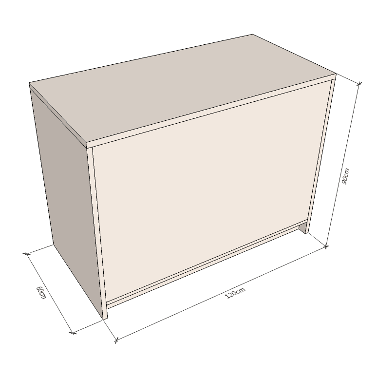 Premier Cash & Wrap Counter 120cm