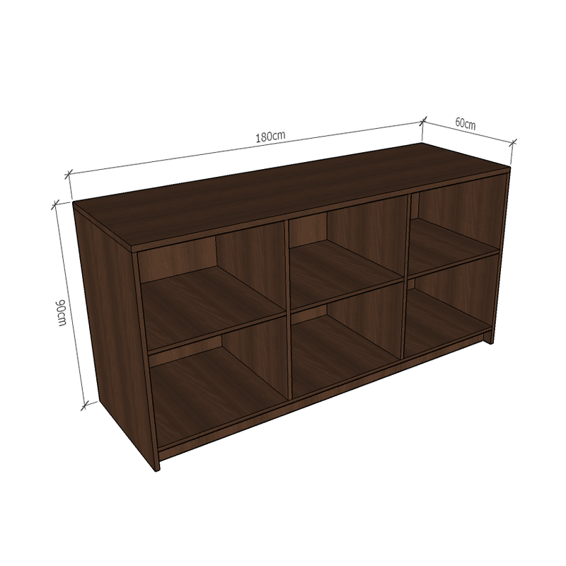 Premier Slatwall Front Cash & Wrap Counter 180cm