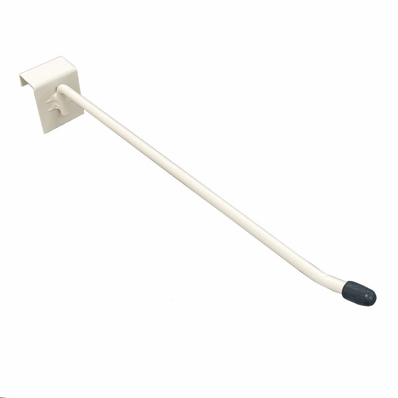 Heavy Duty Single Prong Saddle Hook for 50 x 20 RSB, 30cm - Jura White