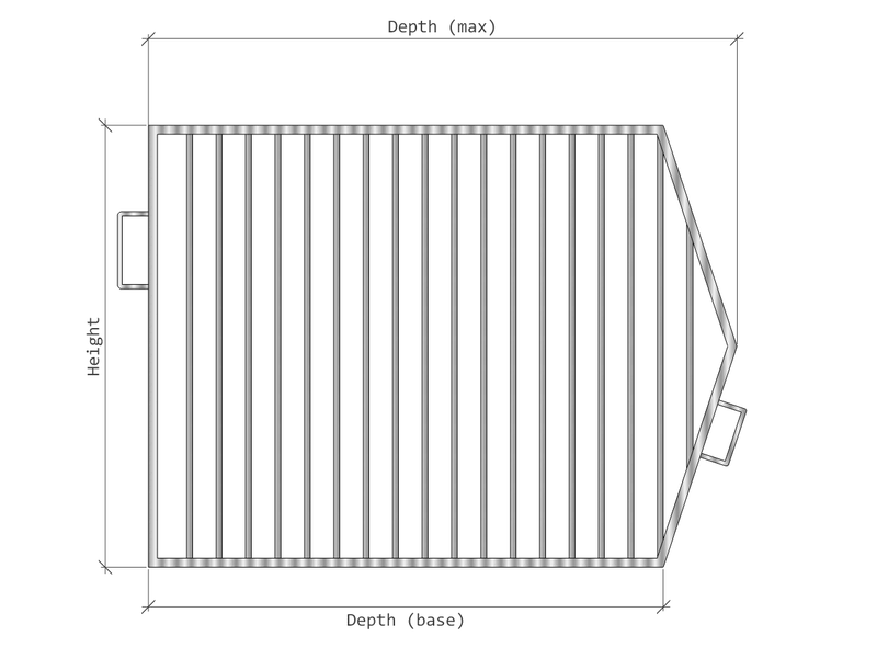 Divider for Stacking Baskets - 50 x 30cm