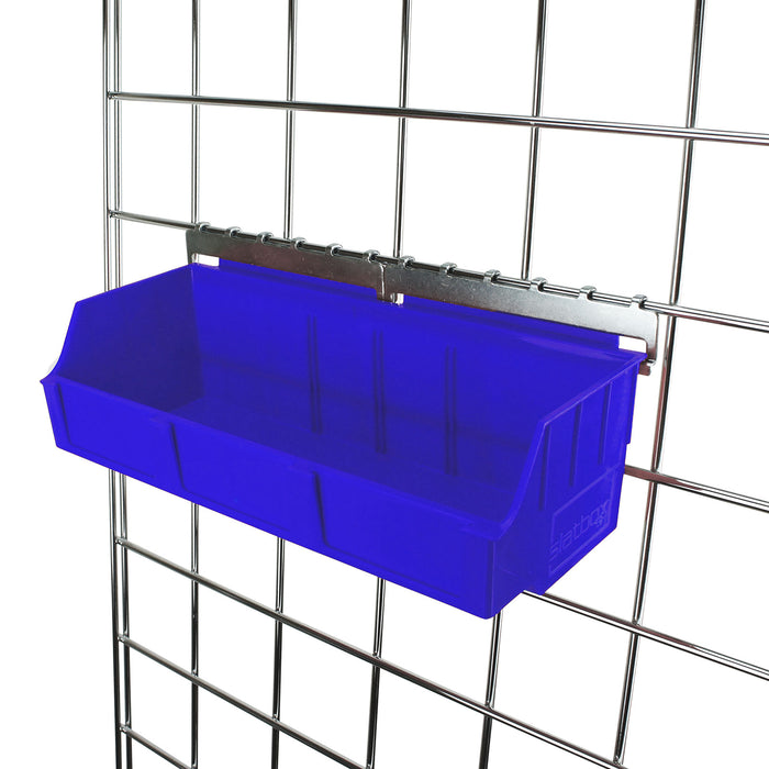 Slatbox Storbox Wide - for grid panels - Blue