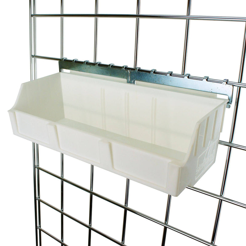 Slatbox Storbox Wide - for grid panels - White