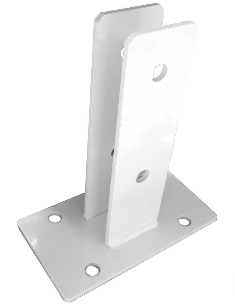 Floor Fixing Plate for K50 Columns, Jura White