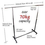 adjustable garment rail