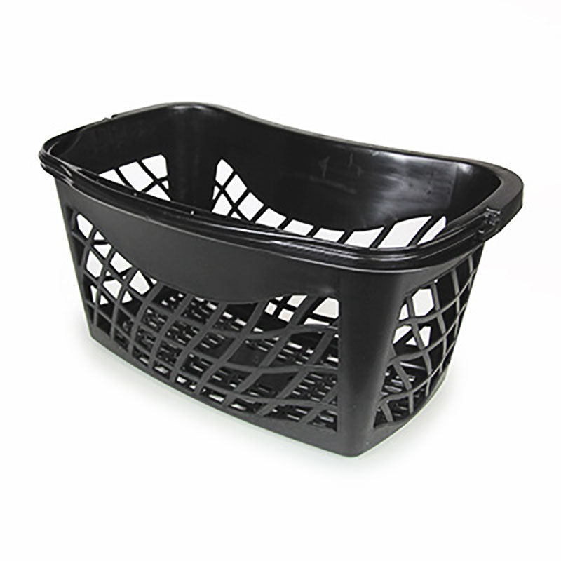 Curved Shopping Basket, 26 Litre Black — KAS Shopfittings