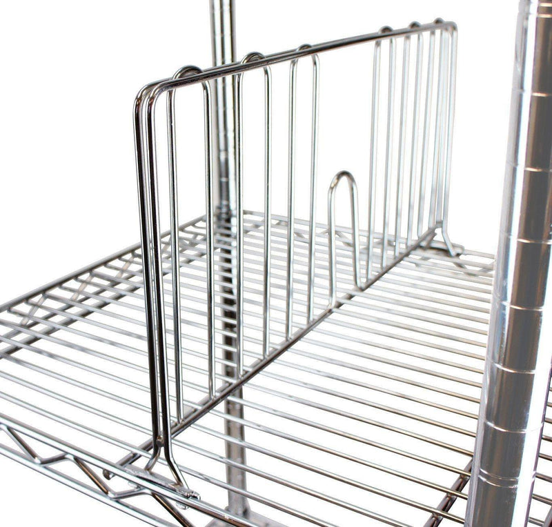 Shelf Dividers for Chrome Wire Shelving