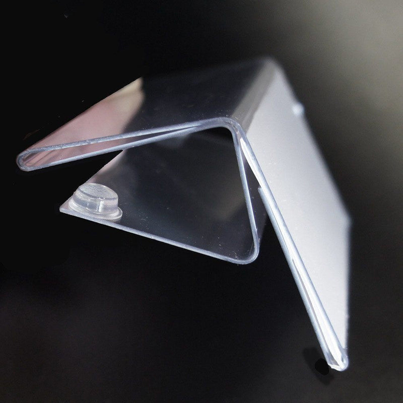 Clip-on Price Ticket Holder, 102 x 51mm, fits shelves 10-31mm thickness