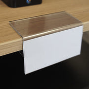 Price ticket holder for wooden shelves