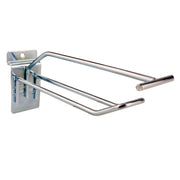 euro slat hook with overhead price arm