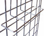 Wire shoe shelf for grid panels