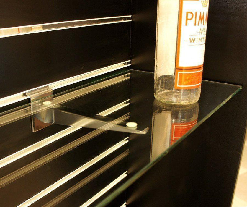 Toughened Glass Shelves - 99.5 x 20cm - 2 pack
