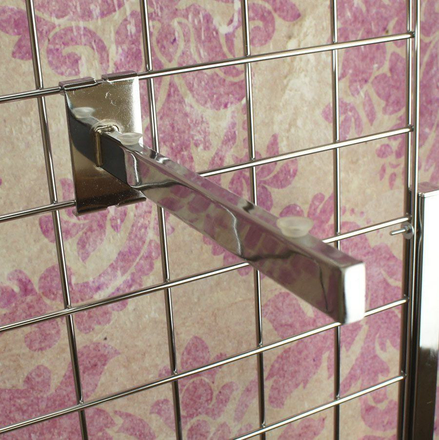 Wood or Glass Shelf Bracket for Grid Panel 25cm
