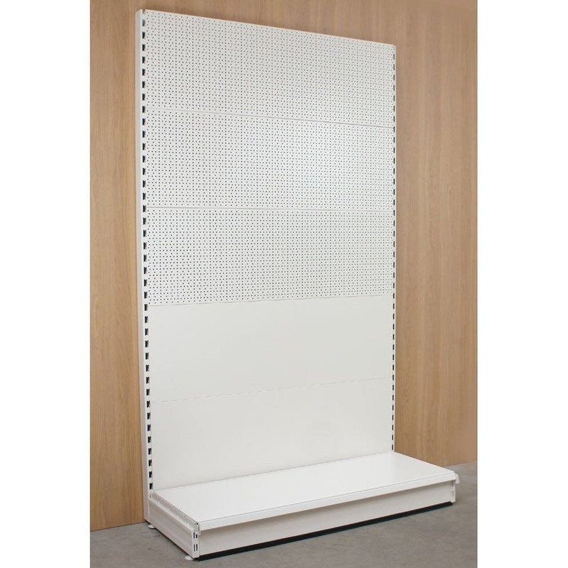 K50 Starter Wall Bay - Mixed Peg/Plain Back Panels, 37cm deep base, Choice of height & width..