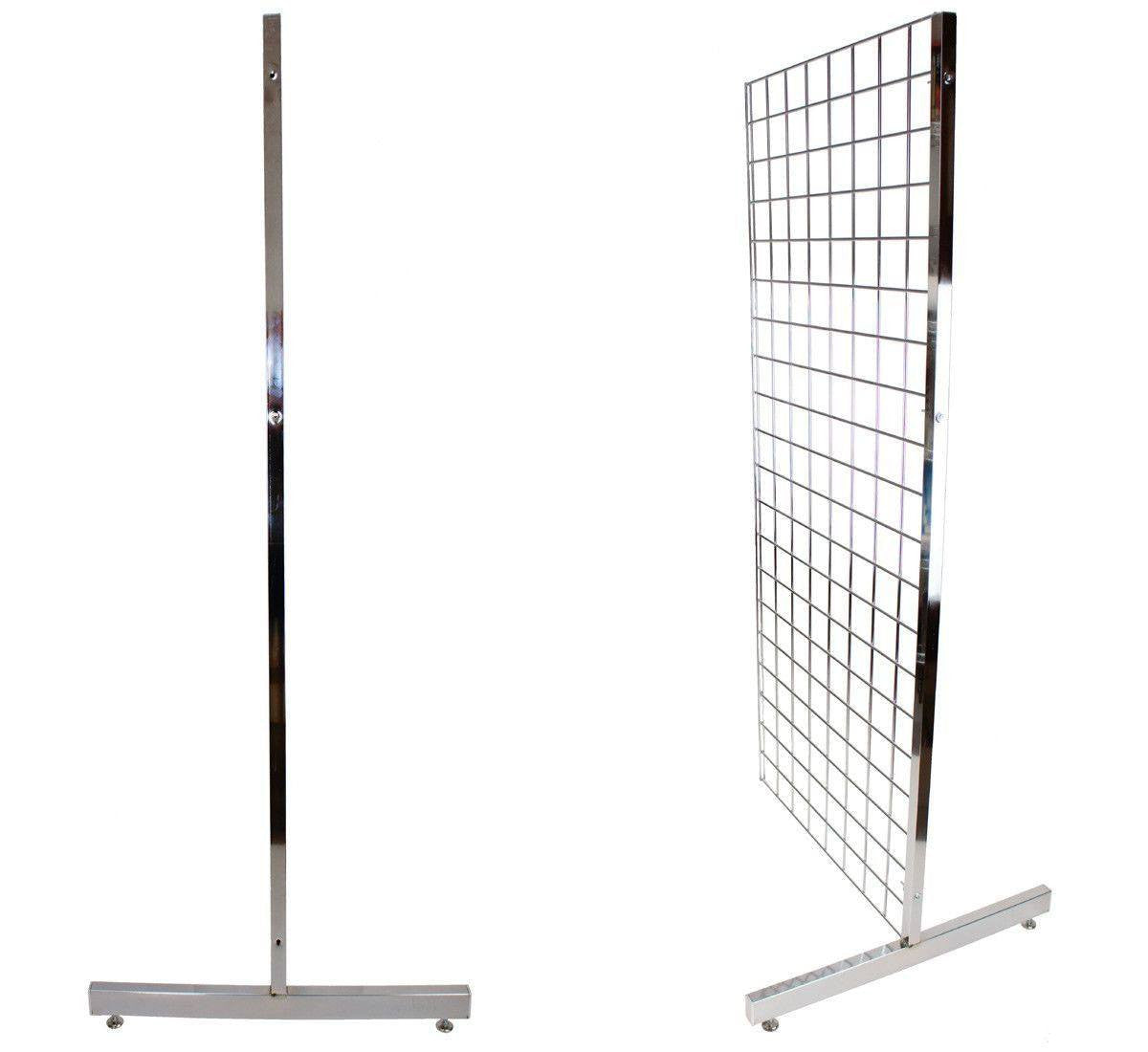 heavy duty T leg for grid panels