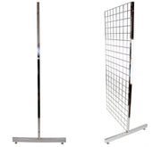 heavy duty T leg for grid panels