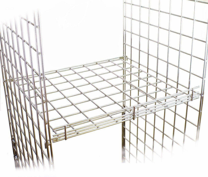 Internal Mesh Shelf for grid panels