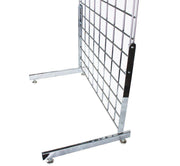 Light duty L leg for grid panel
