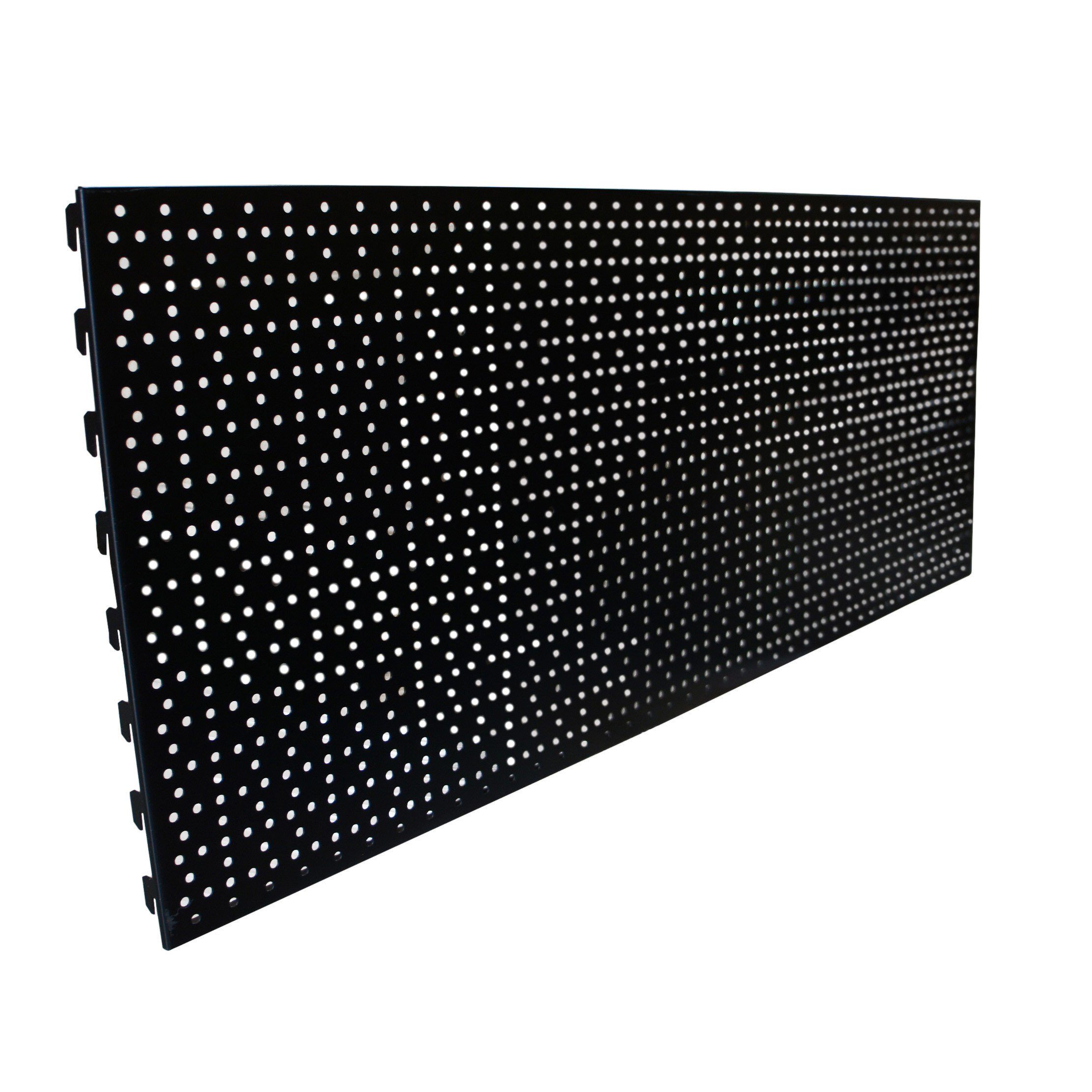 Black Peg Back Panels for Evolve Retail Shelving System — KAS Shopfittings