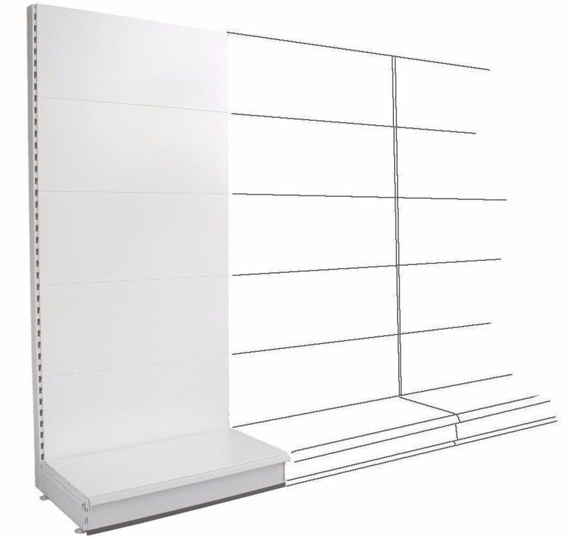 K50 Add-on Wall Bay - Plain Back Panels, 30cm deep base,  Choice of widths & heights...
