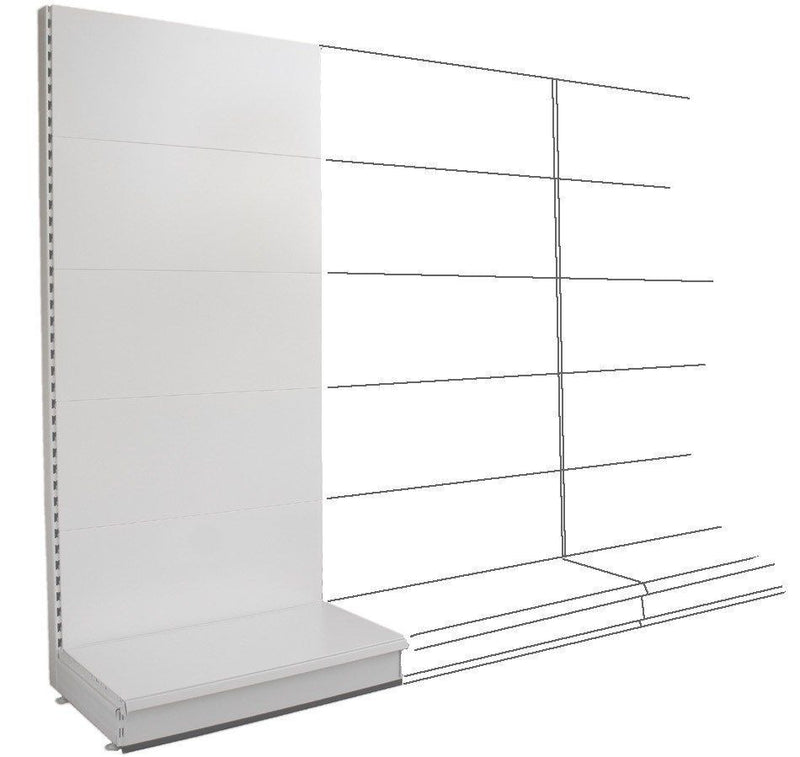 K50 Add-on Wall Bay - Plain Back Panels, 47cm deep base,  Choice of widths & heights...