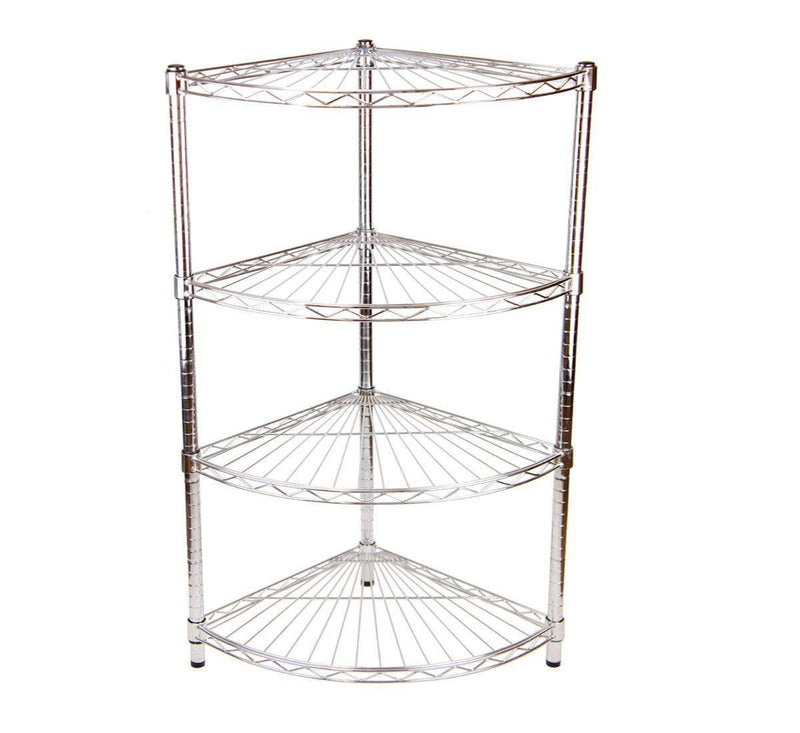 4 Shelf Quartermoon Unit - 61 wide x 61cm deep (24 x 24in) - Choose height..